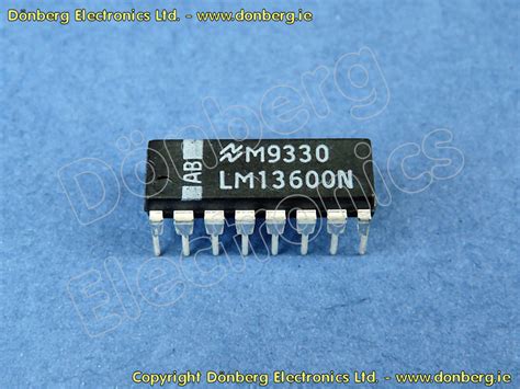 Semiconductor LM13600 LM 13600 DUAL OPERATIONAL TRANSCONDUCTANCE