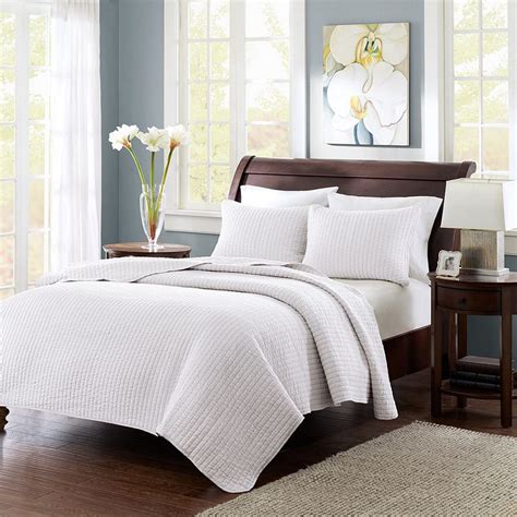 Keaton White Coverlet by Madison Park - BeddingSuperStore.com