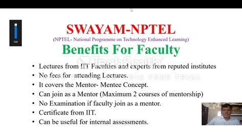 Swayam Nptel Local Chapter Information Youtube