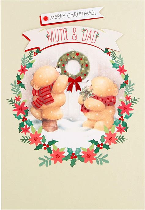 Hallmark Forever Friends Christmas Card For Mum And Dad