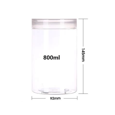 Mm Ml Empty Pet Plastic Packaging Jar Container Manufacturer Mm