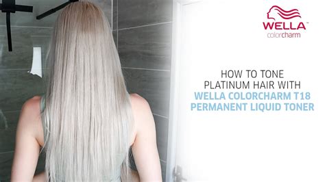 How To Tone Platinum Blonde Hair At Home Step By Step Wella T Bye