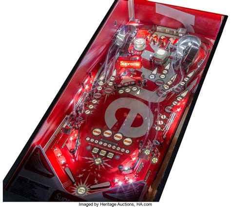 Supreme Pinball Machine 2018 Artsy