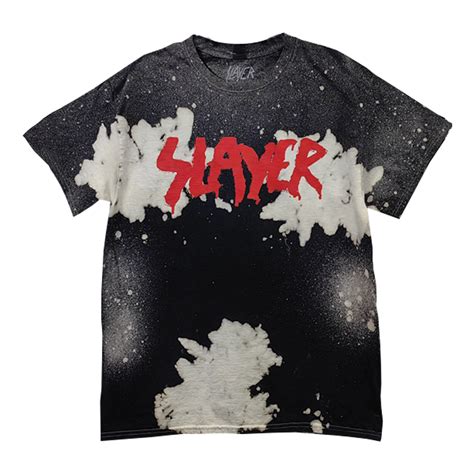 Old School Spray Paint Logo Custom Dye Tee Slayer Store