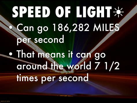 Light Velocity Per Second at Leon Hendricks blog