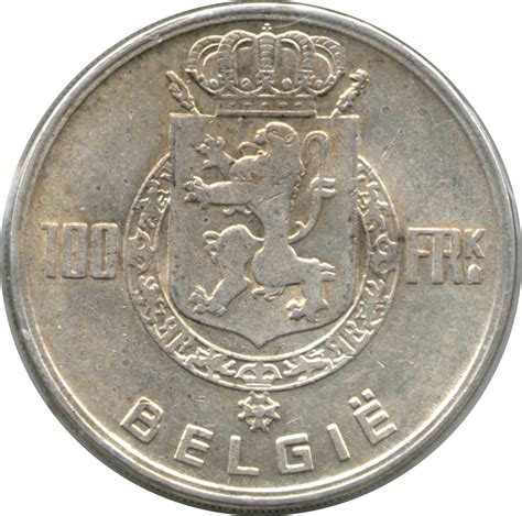 Francs L Opold Iii Dutch Text Belgium Numista