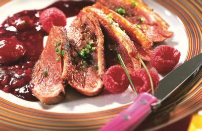 Filets De Canard Aux Framboises Ferme De La Couture