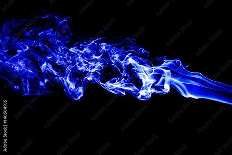 abstract white smoke on black background, smoke background, blue smoke ...