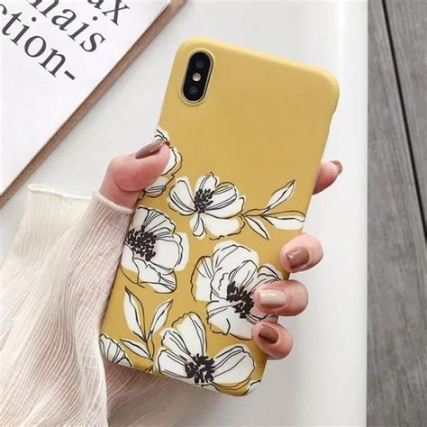 Colorful Flowers Cute Phone Cases For IPhone XR XS Max X 6 6S 7 8 Plus