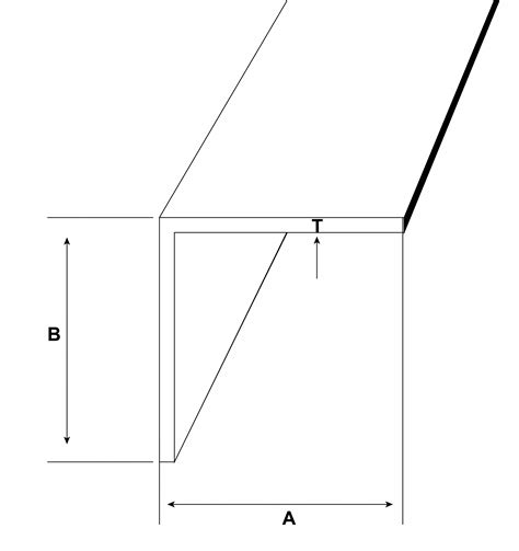 Aluminium Angle Equal Powder Coated Metal Mate