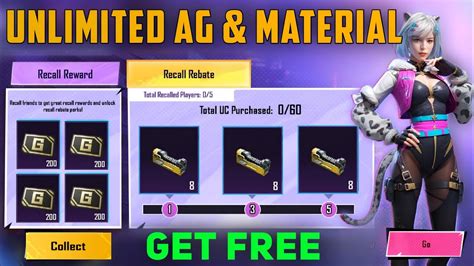 How To Get Unlimited Mini Material Ag Currency Bgmi Kumari Gamer