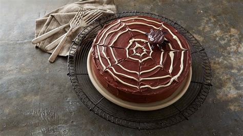 Chocolate Spider Web Cake Recipe Recipes