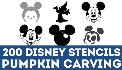 Free Disney Pumpkin Carving Stencil