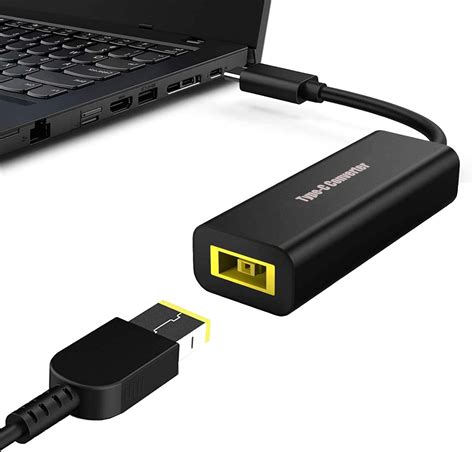 Amazon Pluspoe Usb C To Slim Tip Adapter Convert Lenovo Square