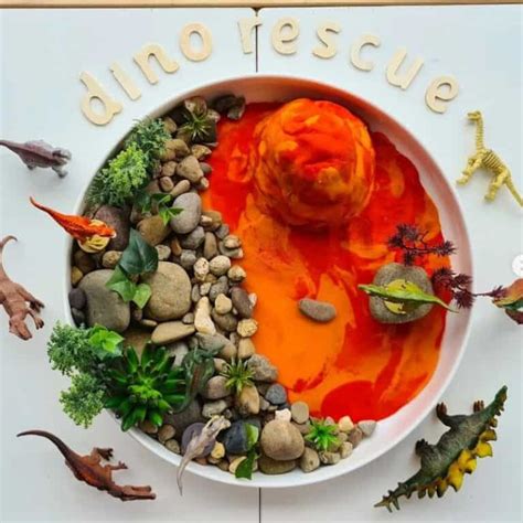 21 Fun And Easy Dinosaur Sensory Activities Inc Dinosaur Sensory Bin