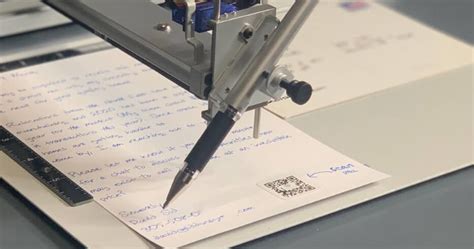 Handwriting Robot Startup Raises 10 Million Iot World Today