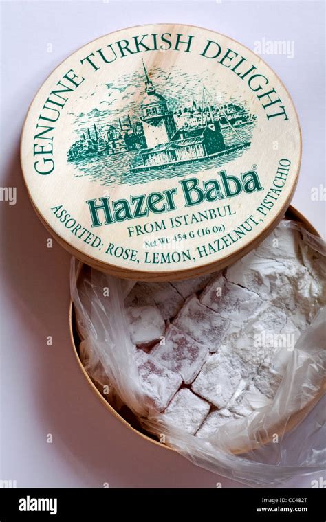 Box Of Hazer Baba Genuine Turkish Delight From Istanbul Showing