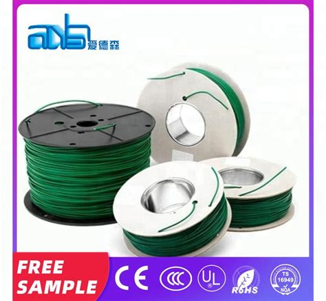 Green Power Cable Mm Mm Mm Metal Braiding Green Boundary Wire