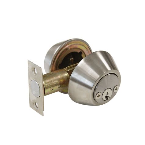 Satin Nickel Finish Double Cylinder Deadbolt Lock - Keyed Alike - Probrico