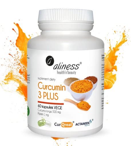 Kurkumina Piperyna Aliness Turmeric Curcumin Allegro Pl