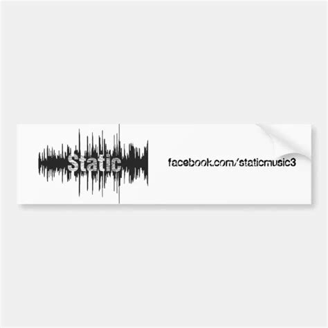 static logo sticker zazzle
