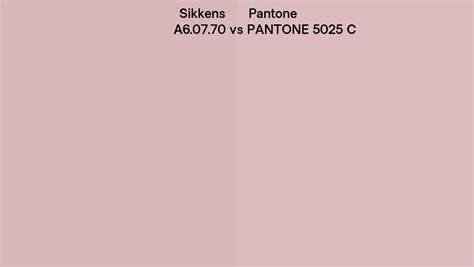 Sikkens A60770 Vs Pantone 5025 C Side By Side Comparison