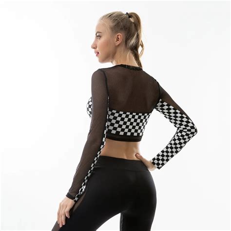 Gxqil Cool Sexy Gym Tops Woman Sport Crop Top Fitness Yoga Shirts Dry