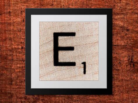 DIY Wall Art, Letter E-Personalized Word Art, Instant Download ...