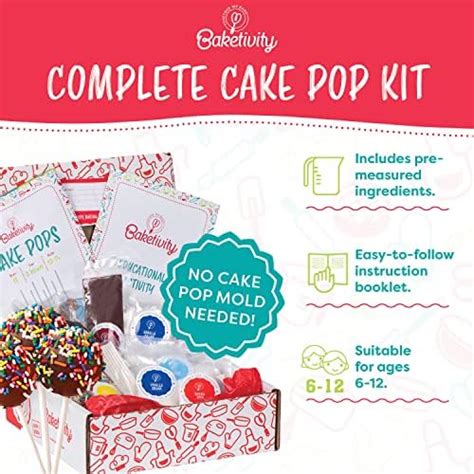 Cake Pop Kit by Baketivity | No Cake Pop Mold or Maker Needed | Cake ...