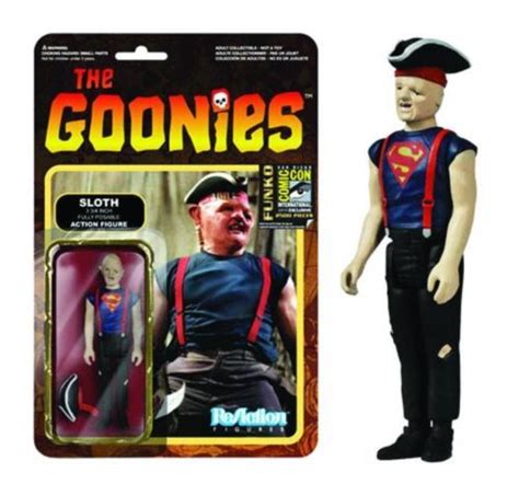 New Reaction Goonies Superman Sloth Action Figure Sdcc Exclusive