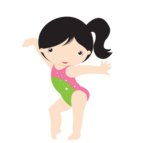 Kids Gymnastics Clipart