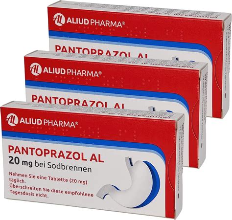 PANTOPRAZOL bei Sodbrennen von AL I 3x 14 Tabletten I Saures Aufstoßen