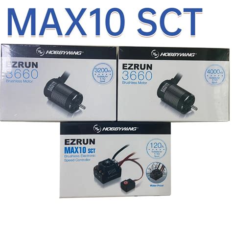 Hobbywing Ezrun Max Sct A Brushless Esc G Kv Kv