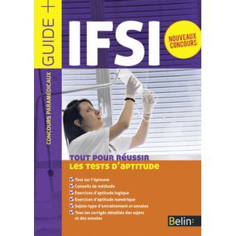 Concours Ifsi Les Tests D Aptitude Broch Jean Louis Boursin