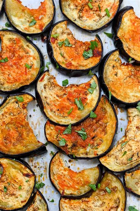 Spicy Roasted Eggplant Slices Cozy Peach Kitchen