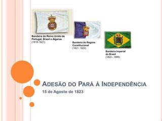 Aula adesão do pará à independência PPT