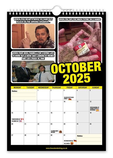 18 Animal Memes Wall Calendar Mead