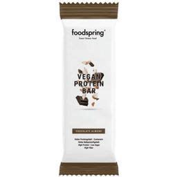 Foodspring Vegan Protein Bar Chocolate Almond 60 G Piccantino Online