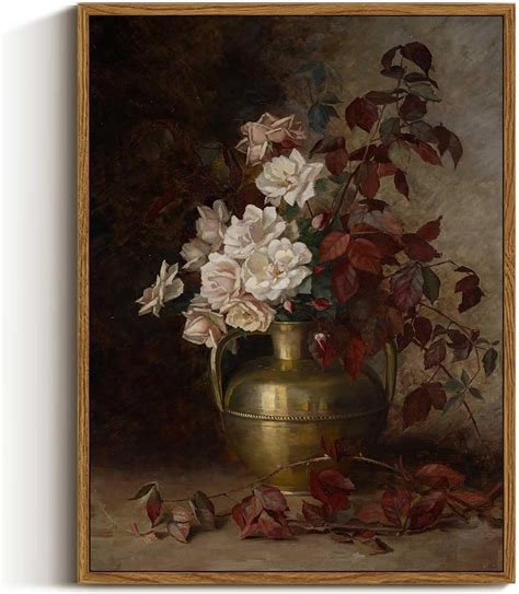 AXXPosters Floral Wall Art Rose Bouquet Flower Vintage Art Decor Room