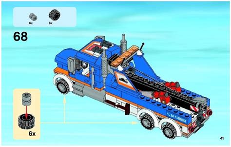 Lego Instructions For Set Tow Truck City Great Vehicles