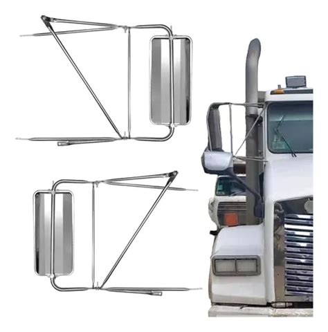 Par De Espejos Kenworth T800 T300 W900 Aluminio Cn Acero Envío gratis