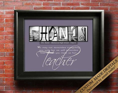 Teacher Gifts Thank You Teacher Gift Teacher Appreciation Gift - Etsy