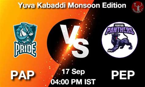 PAP Vs PEP Dream11 Prediction Team Live Kabaddi 17 Sep 2022