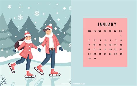 30+ January Wallpaper Ideas : Couple Ice Skating I Take You | Positive ...