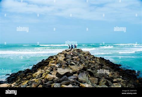 Sea beach of dwarkadhish temple of dwarka Gujarat India Stock Photo - Alamy