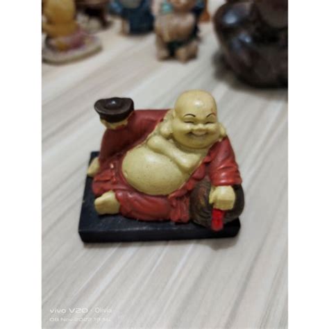 Jual Patung Budha Julai Duduk Fiber Kuno Jadul Antik Shopee Indonesia