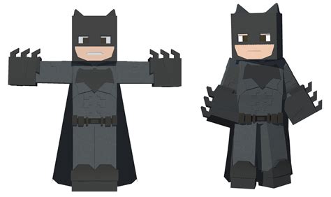 Artstation Batman Minecraft 3d Model Rigged Resources