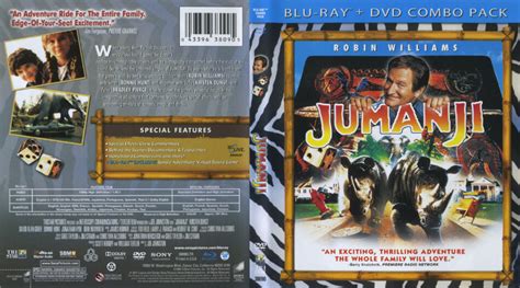 Jumanji (1995) R1 Blu-Ray Cover & Labels - DVDcover.Com