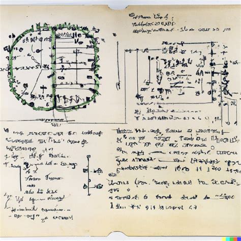 handwritten notes  alan turing   design   brain