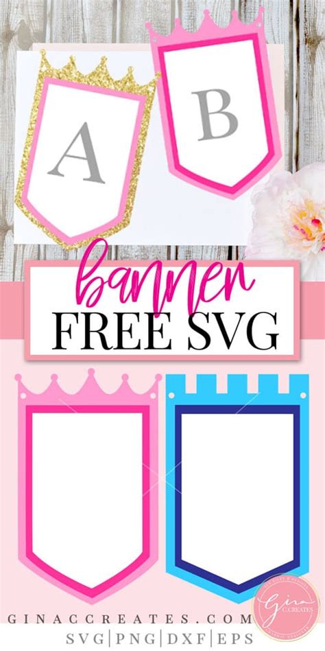 Free Svg Cut File Royal Princess And Prince Banner